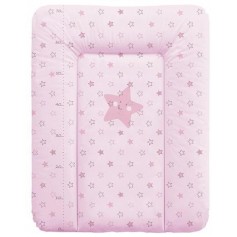 Ceba Baby Přebalovací podložka měkká 50x70 cm - Hvězdy růžová