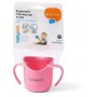 BabyOno Ergonomický tréninkový hrnek 120 ml, 6m+, růžový