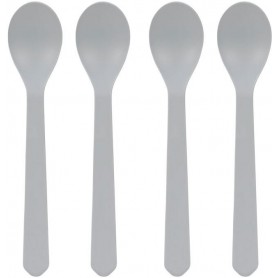 Spoon Set Geo grey-blue