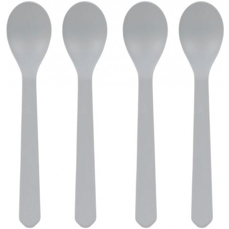 Spoon Set Geo grey-blue