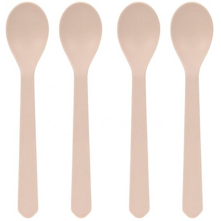 Spoon Set Geo powder pink