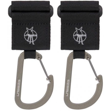 Casual Stroller Hooks with Carabiner black