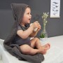 Muslin Hooded Towel milky