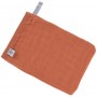 Muslin Wash Glove Set 3 pcs rust