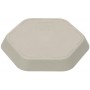 Plate Geo warm grey