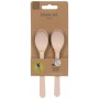 Spoon Set Geo powder pink