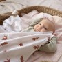 Swaddle Burp blanket 60x60 Little Forest fox