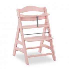 Hauck jídelní židlička Alpha+ růžová