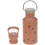 Bottle Stainless Steel Happy Prints caramel