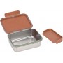 Lunchbox Stainless Steel Happy Prints caramel