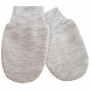 ESITO rukavice bavlna jednobarevné šedé
