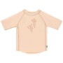 Short Sleeve Rashguard corals peach rose 07-12 mon.