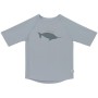 Short Sleeve Rashguard whale light blue 13-18 mon.