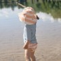 Sun Protection Bucket Hat fish light pink 19-36 mon.