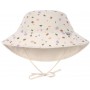 Sun Protection Bucket Hat pebbles multic./milky 07-18 mon.