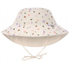 Sun Protection Bucket Hat pebbles multic./milky 19-36 mon.