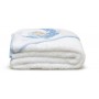 INTERBABY | SET - OSUŠKA froté 100x100 Medvídek spí + PŘÍTULKA - modrá