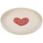 Dish Set PP/Cellulose Happy Rascals Heart lavender