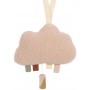 Knitted Musical Little Universe Cloud milky/powder pink