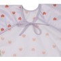 Long sleeve Bibs Happy Rascals Heart lavender