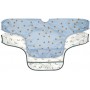 Long sleeve Bibs Happy Rascals Smile sky blue