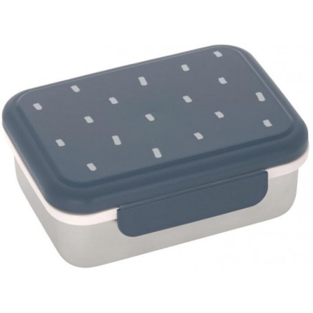 Lunchbox Stainless Steel Happy Prints midnight blue