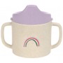 Sippy Cup PP/Cellulose Happy Rascals Heart lavender