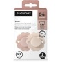 SUAVINEX | Dudlík SX PRO fyziologický 2 KS WONDER 0/6m - Pale Mauve + Mauve Chalk