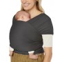 ERGOBABY | ŠÁTEK/Aura Sustainably Sourced Knit Baby Wrap - Soft Black