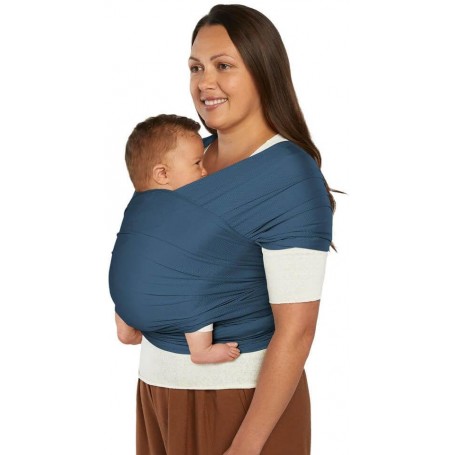 ERGOBABY | ŠÁTEK/Aura Sustainably Sourced Mesh Baby Wrap - Twilight Navy