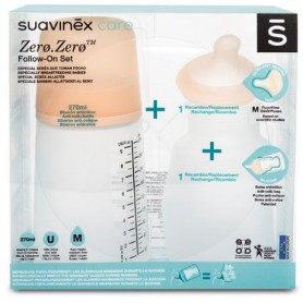 Suavinex ANTIKOLIKOVÁ LÁHVIČKA ZERO ZERO 270 ml M - SADA