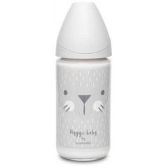 SUAVINEX | Láhev SKLO 240 ml 3P HYGGE - ŠEDÁ