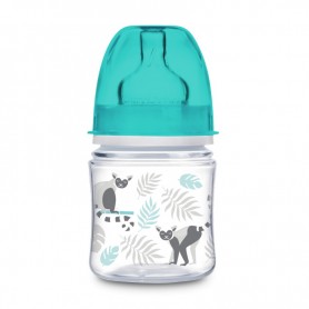 Canpol babies láhev se širokým hrdlem JUNGLE 120 ml modrá
