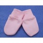 ESITO rukavice bavlna jednobarevné růžová