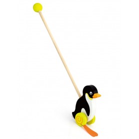 Vigy dřevěná jezdící hračka tučňák