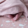 Little Dutch Osuška swaddle 120×120 ocean pink