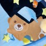 PlayTo hrací deka s melodií spící medvídek modrá