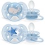 Philips AVENT Šidítko Ultrasoft Obrázek 6-18 m chlapec, 2 ks