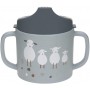 Sippy Cup PP/Cellulose Tiny Farmer Sheep/Goose blue