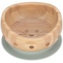 Bowl Bamboo Wood Little Chums cat