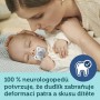 Canpol babies Set symetrických silikonových MINI dudlíků 0-2m SLEEPY KOALA šedý