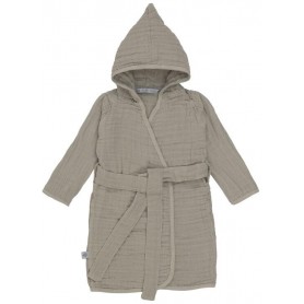 Muslin Bathrobe olive 24-36m.