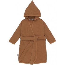 Muslin Bathrobe rust 24-36m.