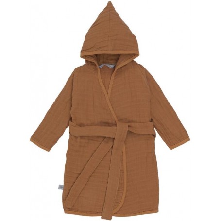 Muslin Bathrobe rust 24-36m.