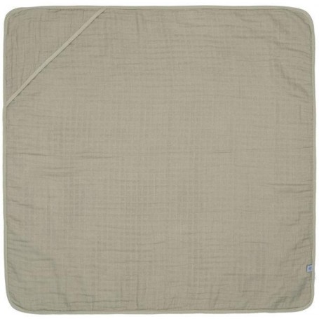 Muslin Hooded Towel olive