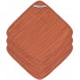 Muslin Washcloth Set 3 pcs rust