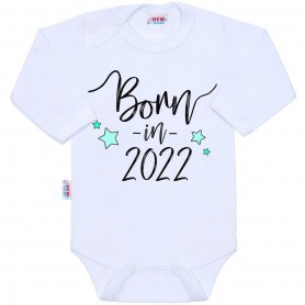 New Baby body s potiskem BORN IN 2022