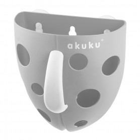 Akuku Box nádobka na hračky do vody na vanu šedý