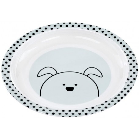 Plate with Silicone Little Chums dog