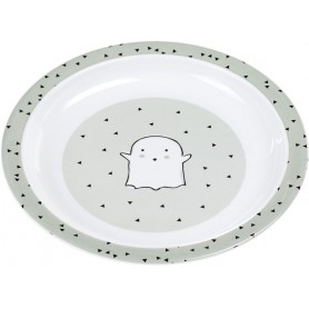 Plate with Silicone Little Spookies olive